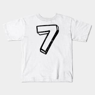 Number 7 Kids T-Shirt